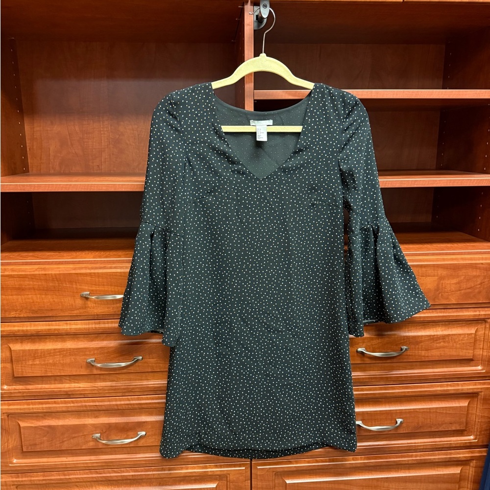 H&M Black Polka Dot Dress